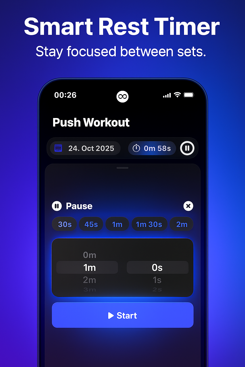 Smart Rest Timer in Movo